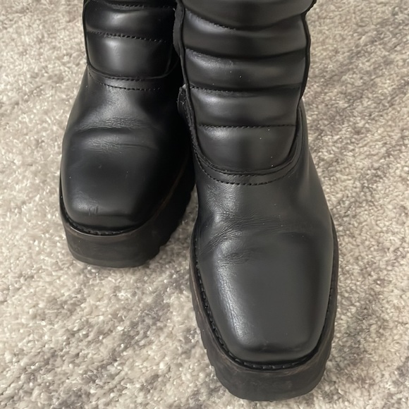 & other stories Leather booties - Picture 3 of 4